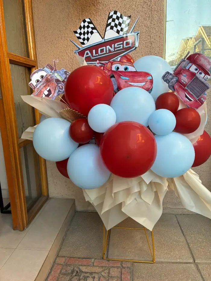 Detalle de decoración de evento realizado por Fiestas & Luxes